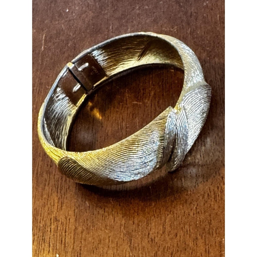 MONET Brushed Gold Tone Bracelet Vintage